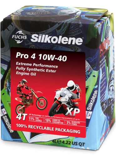 FUCHS Silkolene PRO 4 10W40 XP  4T 4L
